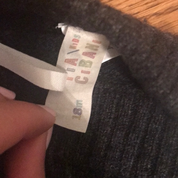 Charcoal gray wool shorts - Picture 3 of 4